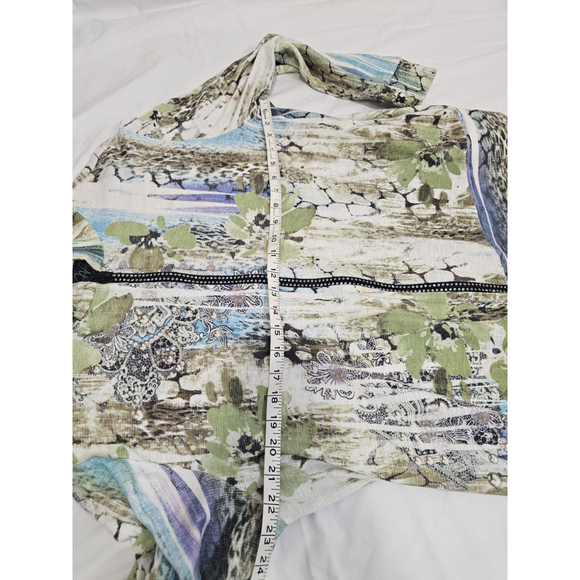 Dolcezza Jacket In Multi- Colir Abstract Print - Picture 5 of 11
